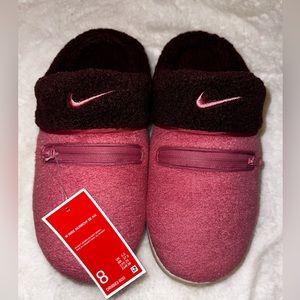 Nike Burrow Fleece Slip On Slides